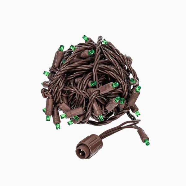 Wide Angle LED Green Christmas Light